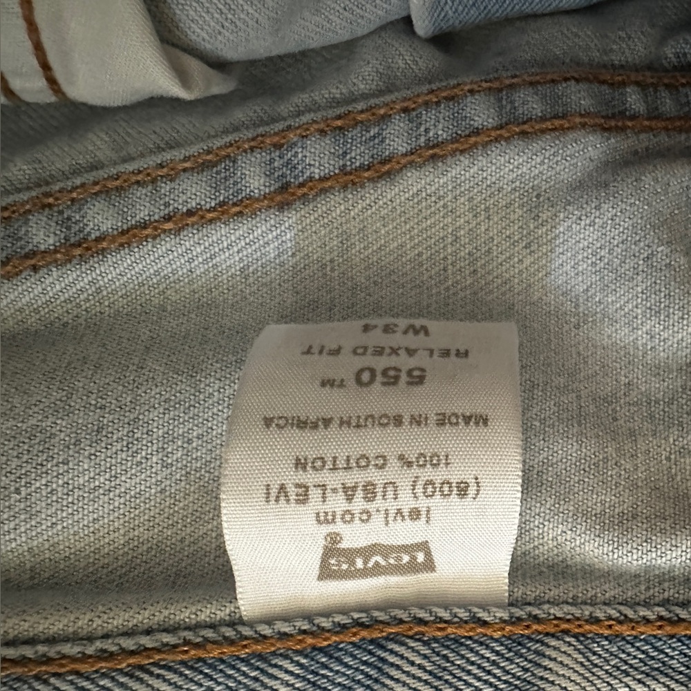 Levi's Soft Blue Denim Jeans